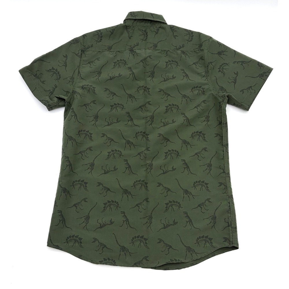 Molokai Surf Co. ~ Men's ~ Dark Green Shirt ~ Dinosaur Design~ M - Picture 2 of 7